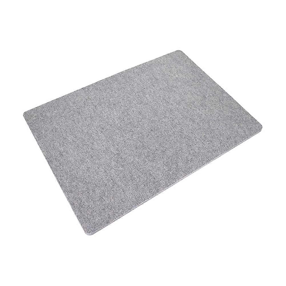 Rectangular Wool Ironing Pad Household For Clothing Travel Grey 17.68X11.79X0.47inch High Temperature 1Set