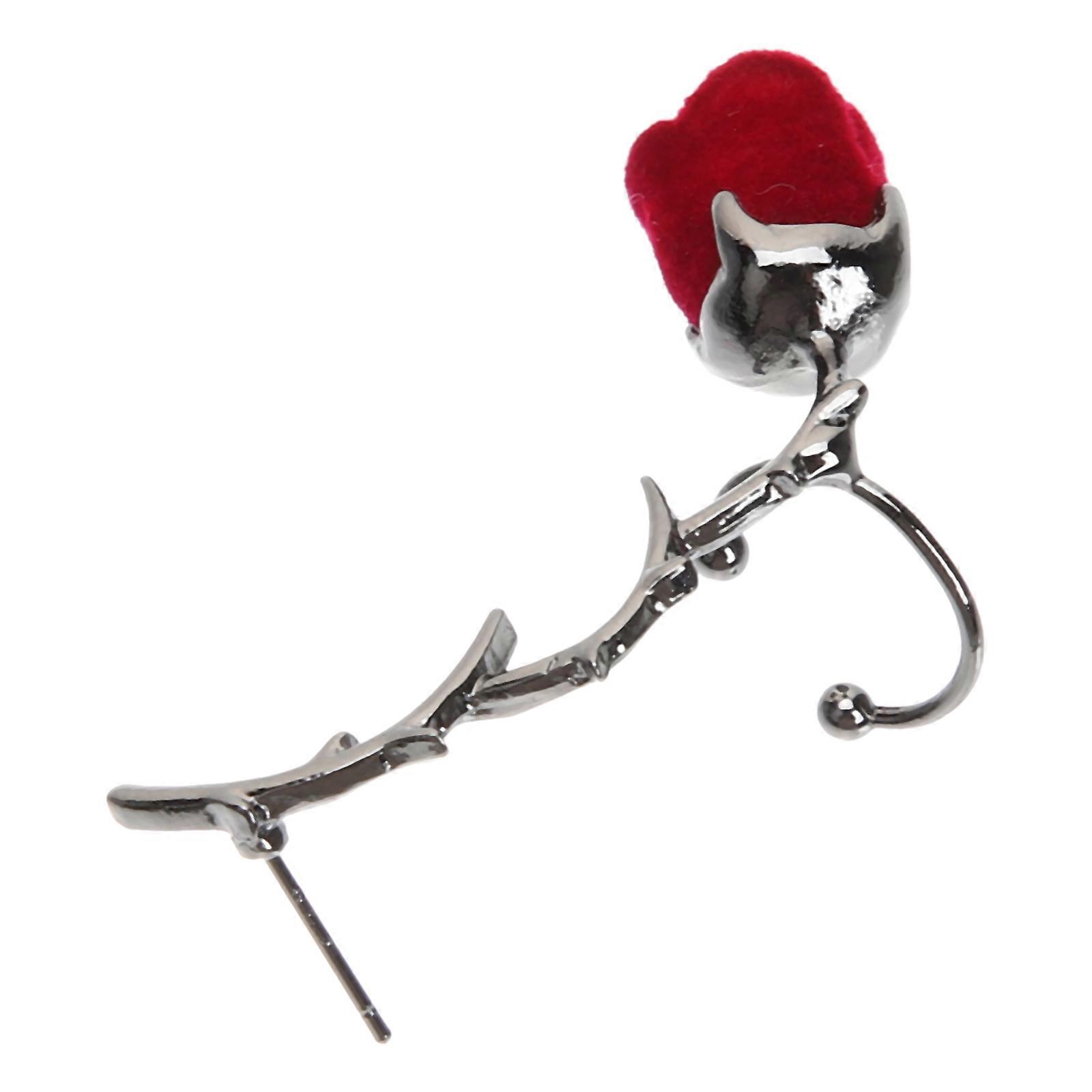 Bijoux en métal rouge foncé pour la décoration Ensemble d’accessoires de mode Ensemble de 2 parfait pour un usage quotidien et spécial