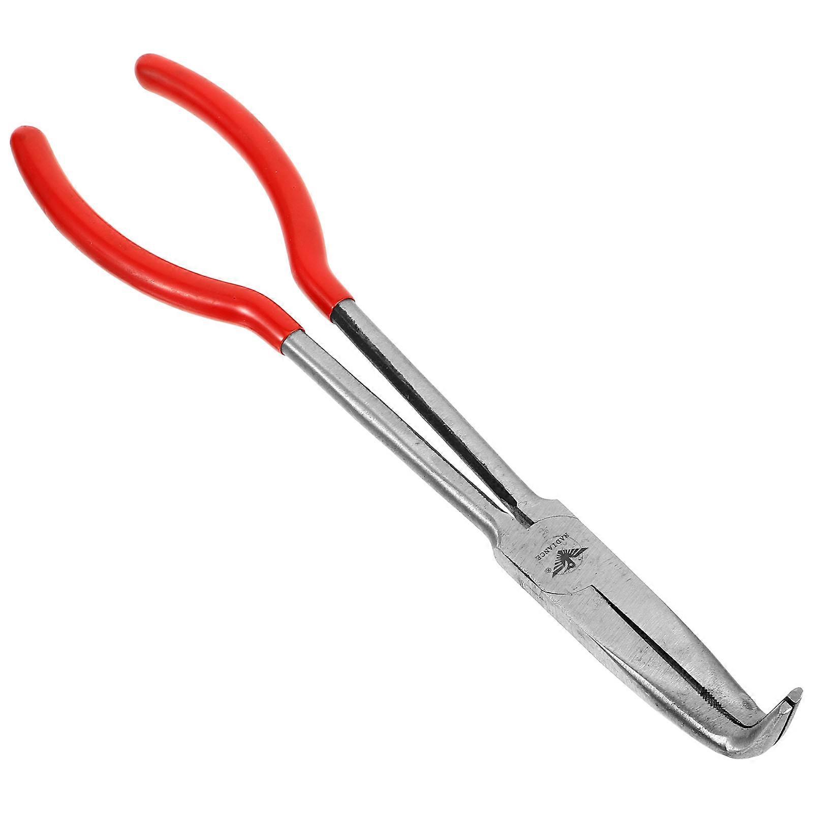 Lab Crucible Tongs Metal Casting Tool For Educational Purposes Ergonomic Style Silver 1Pack