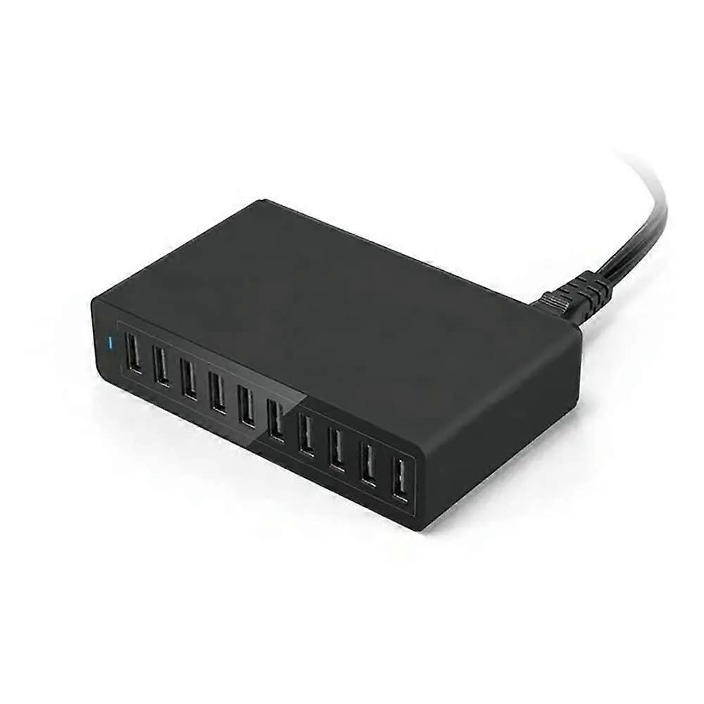 USB 3.0 Hub with 10 Ports Universal Compatibility, 60 Watt, 230 Volt, 16 Amp Short Circuit Protection, 2 Pin Connector Type
