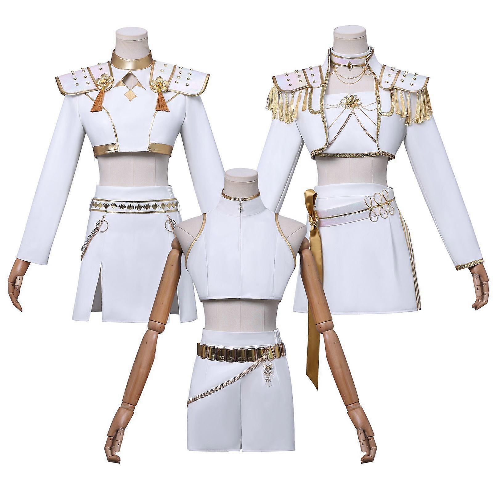 K-Pop Demon Hunters Stage Costume Wig Mira Rumi Zoey Cosplay Group Ido