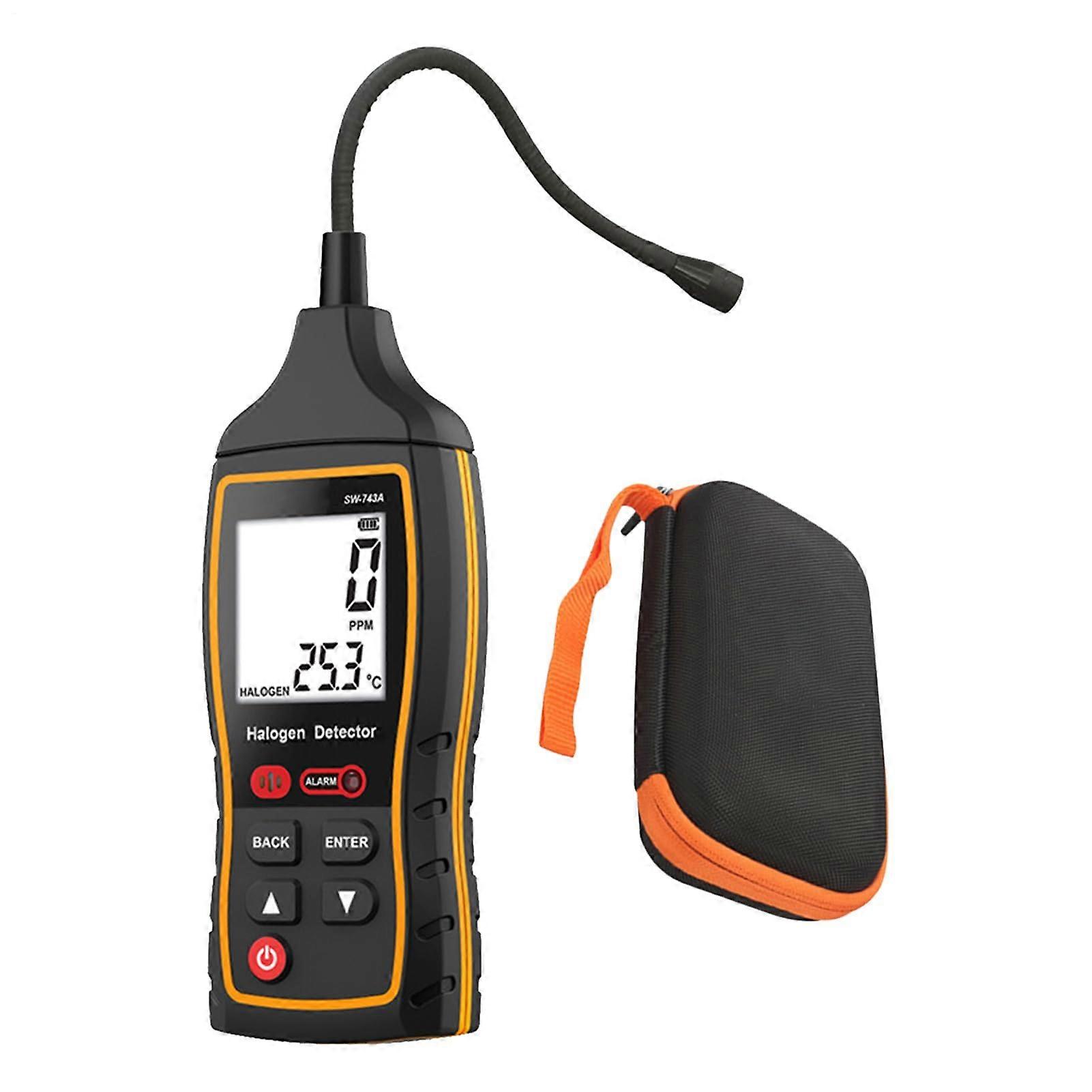 Refrigerator Leak Detector – Halogen Gas Leak Sniffer | Sensitive AC Refrigerant Leak Sensor Tool for Home and Auto Use