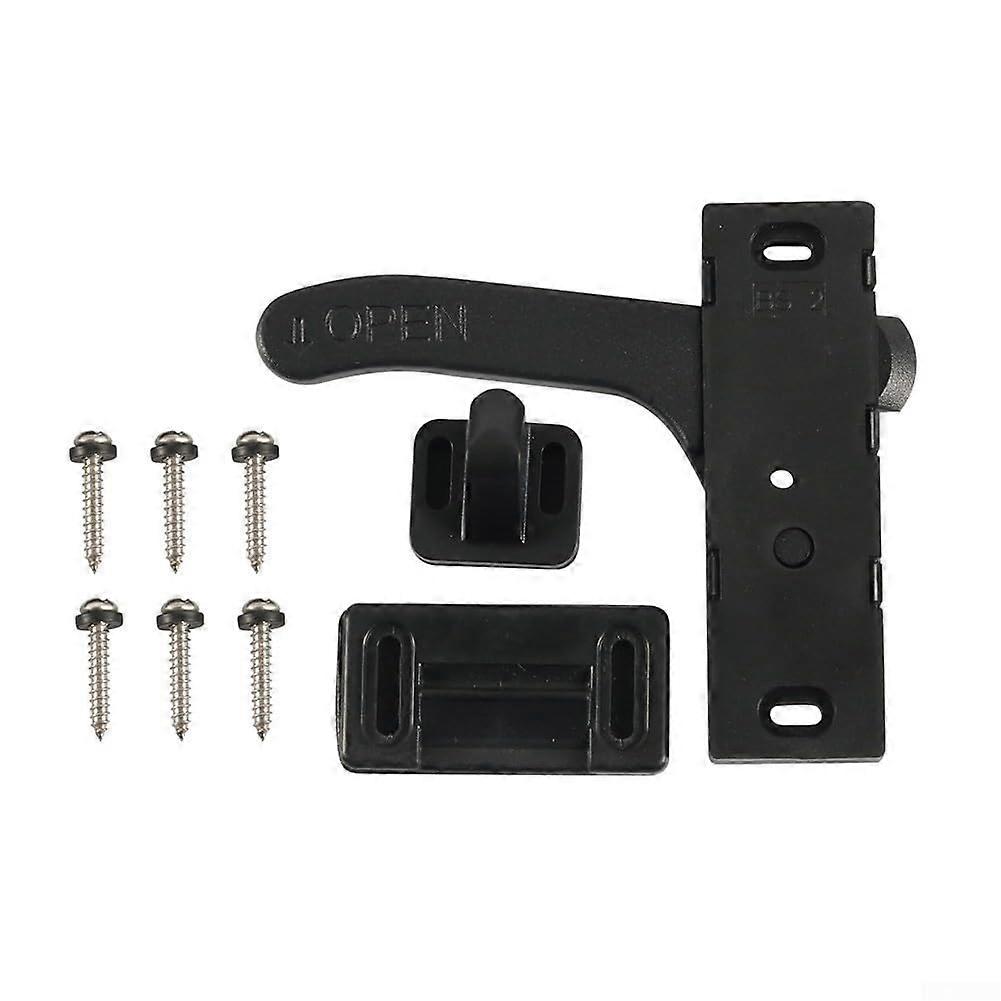 Fly Screen Door Lock For Motorhomes, Right-Hand Kirsite Handle With Mounting Kit For Trailers