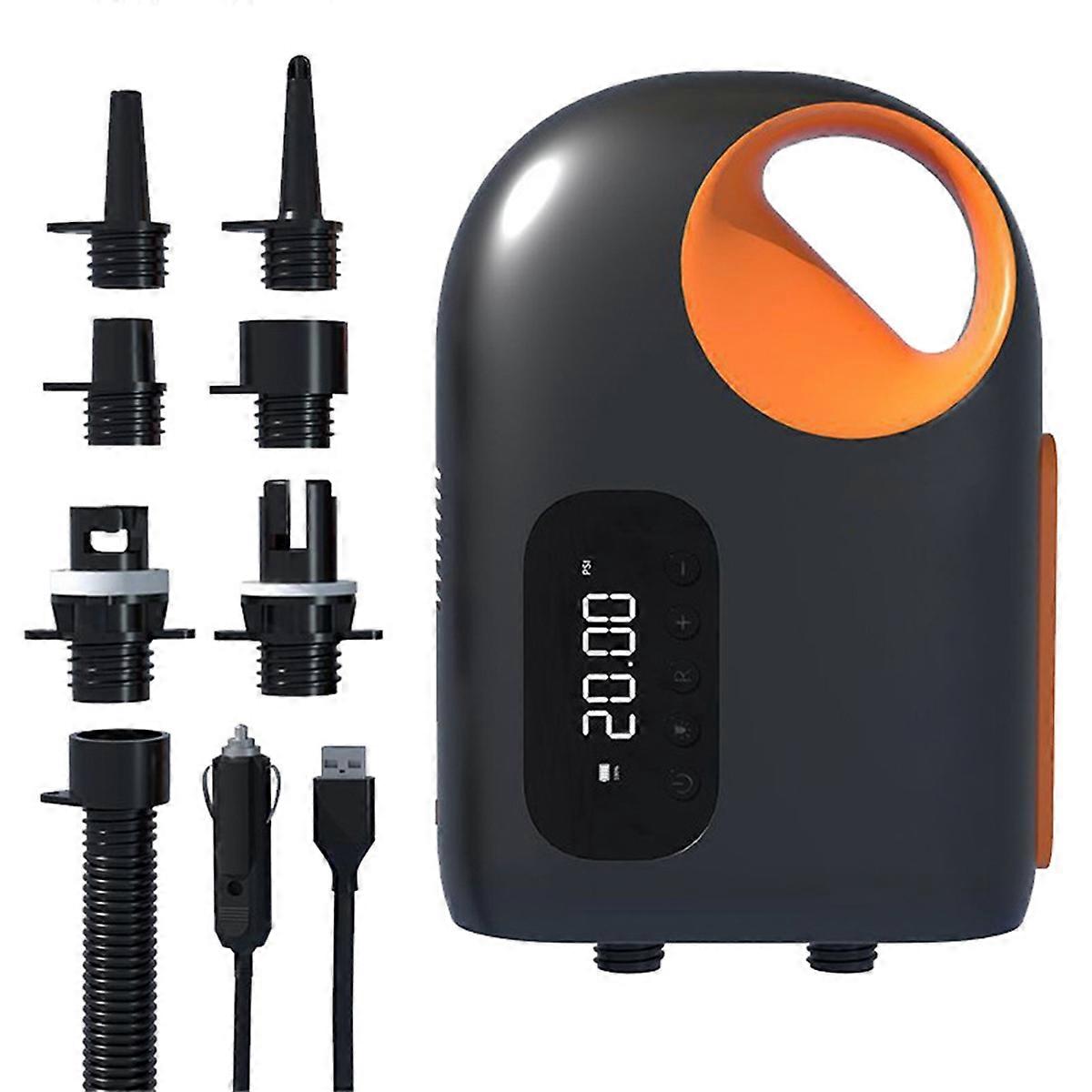 20 PSI Electric Air Pump,DC Sup Pump for Inflatable Boats, Kayaks,Efficient Inflation and Deflation