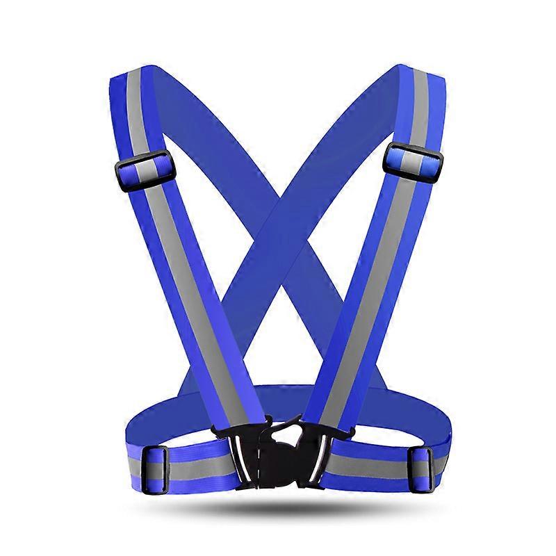 Reflective Harness with Reflector - Practical and Durable Blue