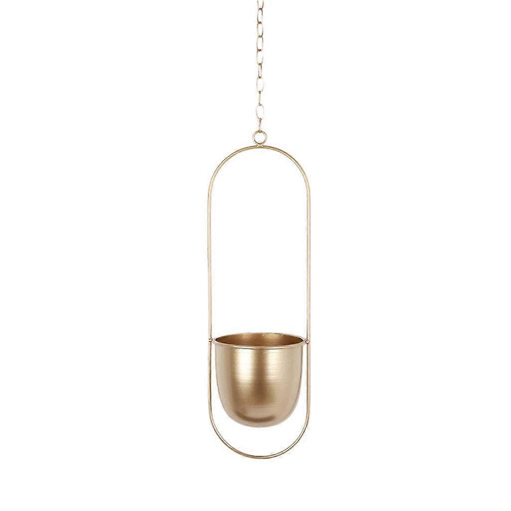 Simple Construction Hanging Planter Pot Vase Modern Window Ceiling Hook for Small Succulent Cactus Plants