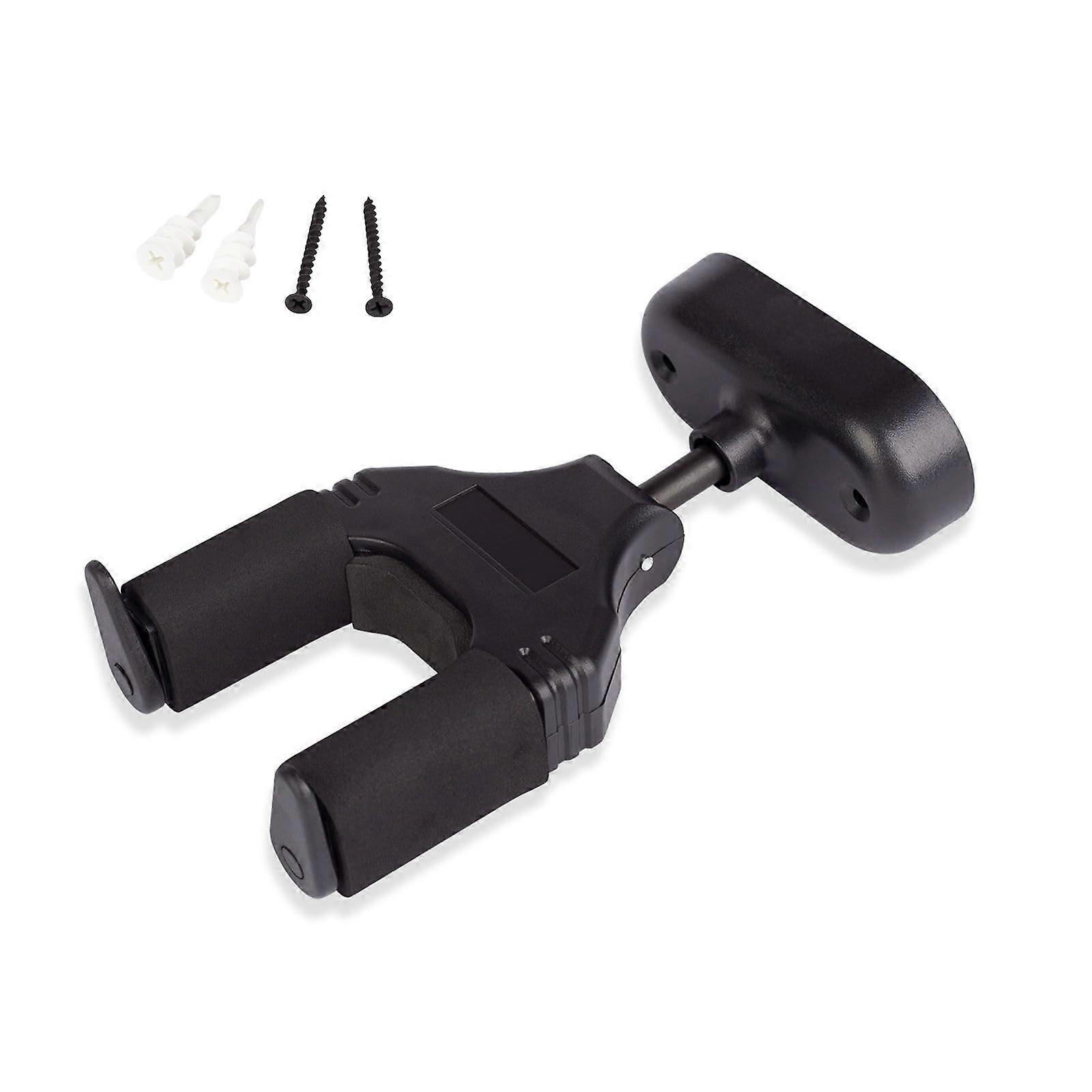 Automatic Lock Wall Hanger Guitar And Violin Holder Metal Wall Mount Compact Design Easy Install Space Saving Organizer
