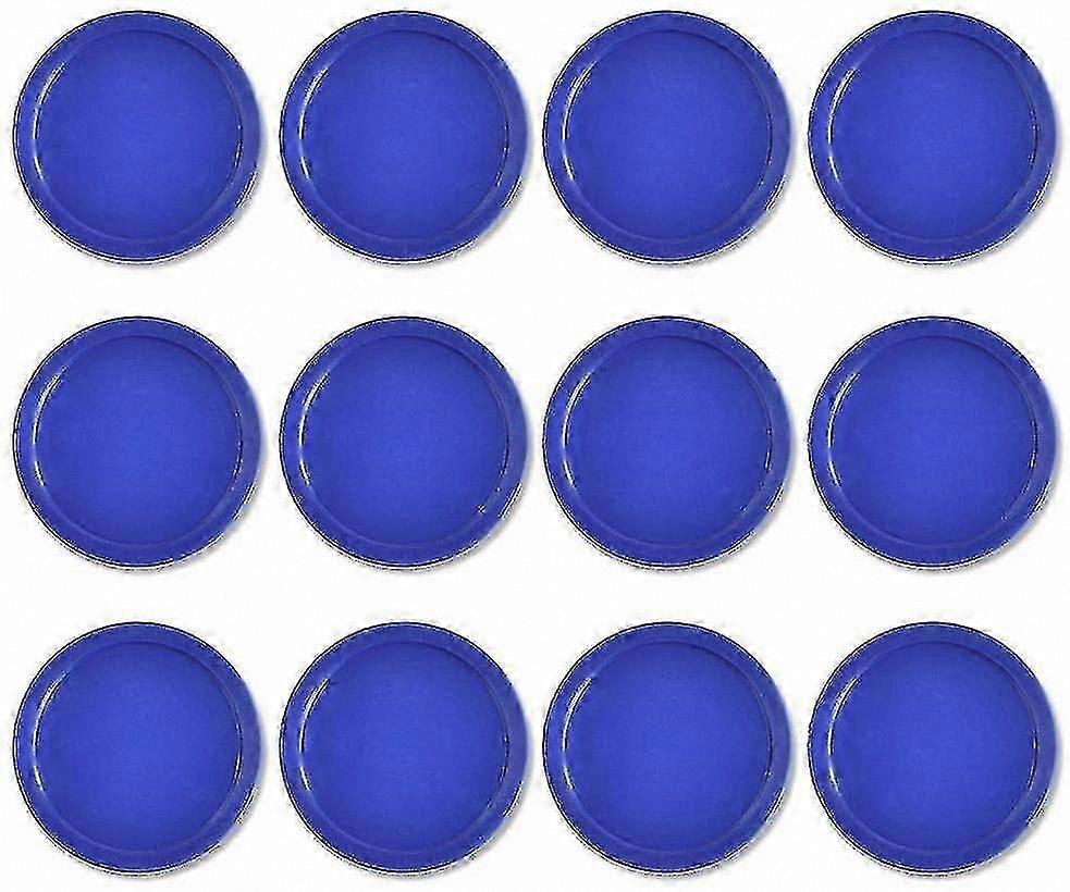 12-pack 75 mm puckar för standard lufthockeybord