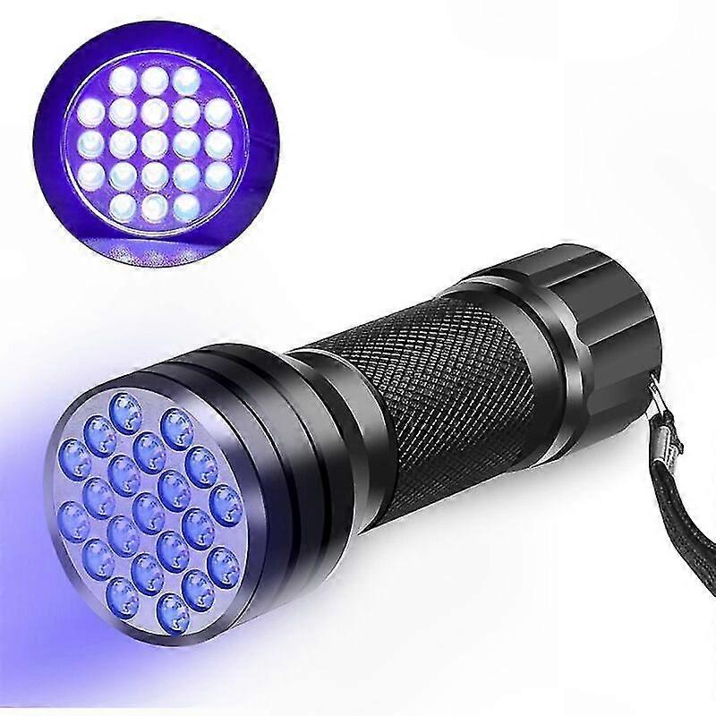 395nm UV Flashlight with 21 LED for Ticket Inspection and Spot Detection