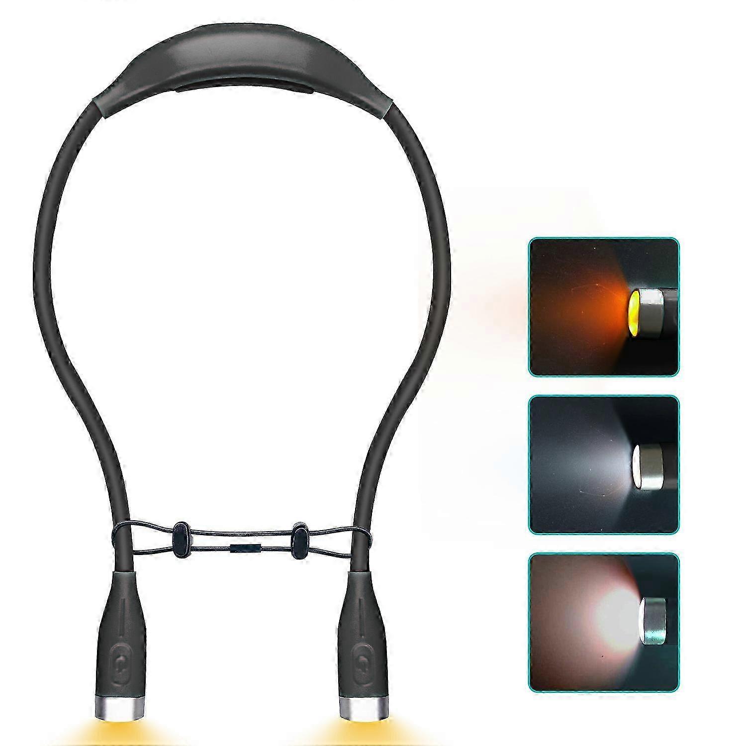 Reading Light, Reading Light for Reading in Bed, Quick Charge, Slim Neck Reading Light with 3 Modes, Super Flexible, Versatile Hands-Free Neck Light