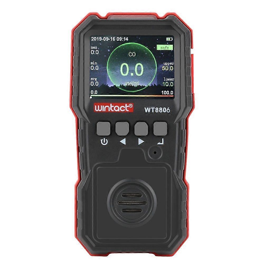 WINTACT WT8806 Carbon Monoxide Monitor Professional Rechargeable Gas Sensor High Sensitive Alarm