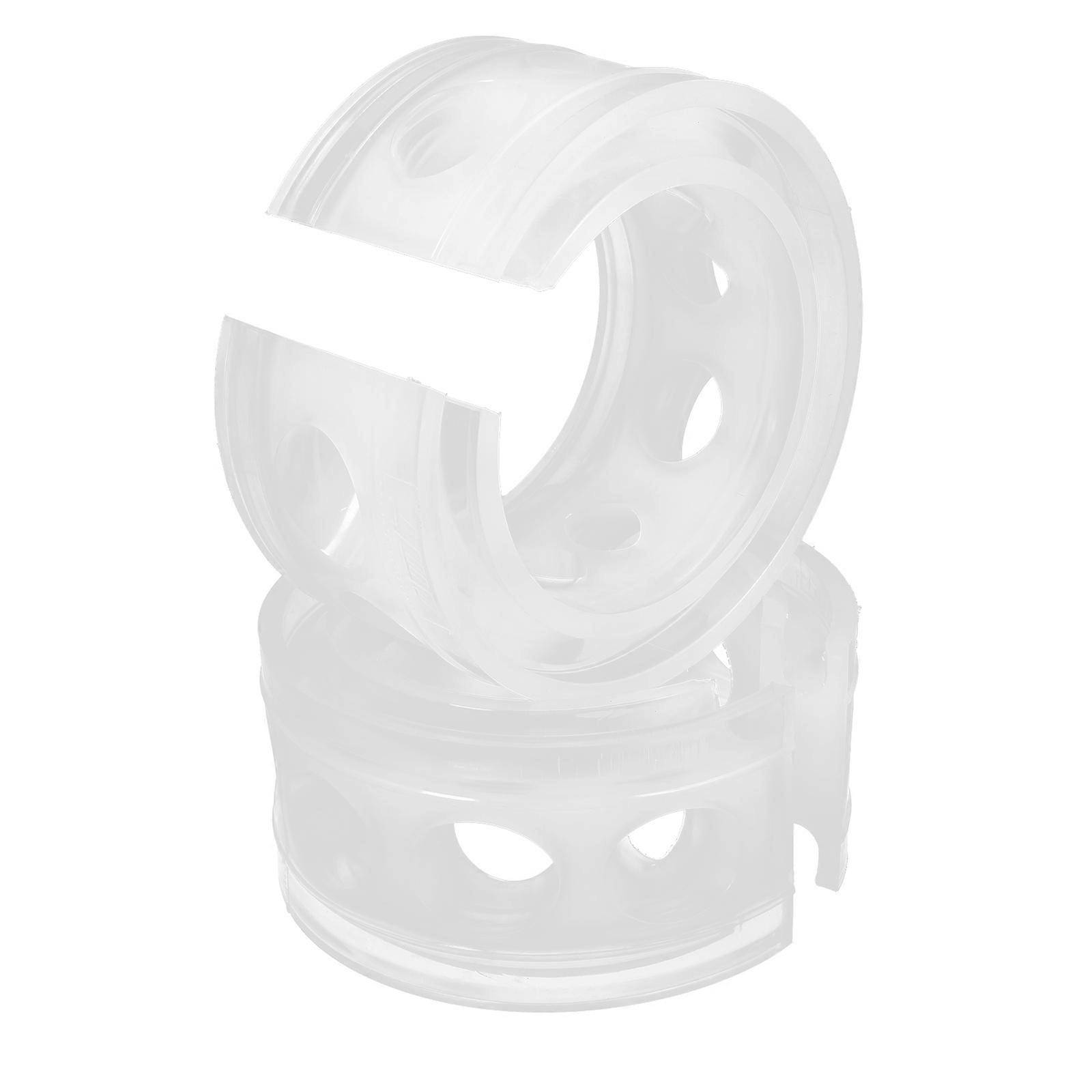 Car Buffer Rubber Shock Absorbing Tool White for Vehicle Driving Stability Improvement 2Pcs