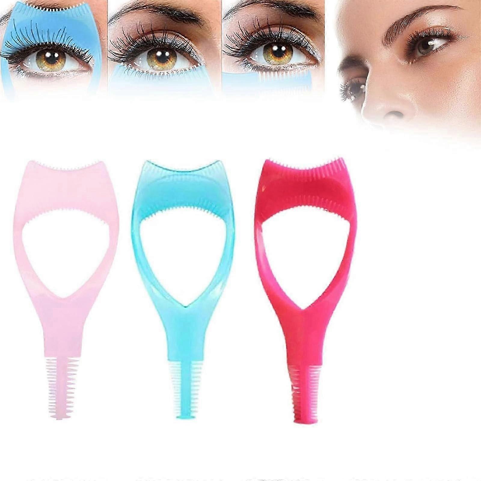 3 in 1 Eyelashes Tools Mascara Shield Applicator Guard, Eyelashes Tools Mascara Shield, Eyelash Guide for Makeup for Make Up Beginner