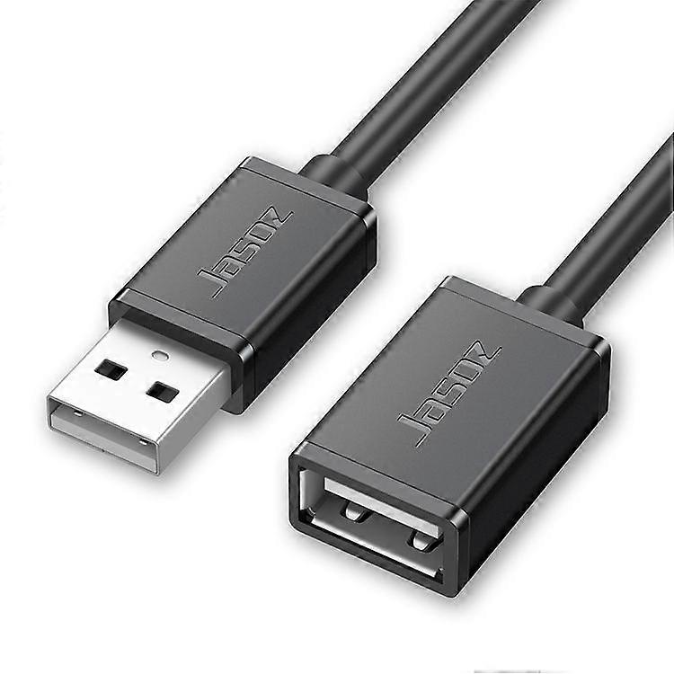 Jasoz USB Extension Data Cable, Colour: Black 5m Black 5m
