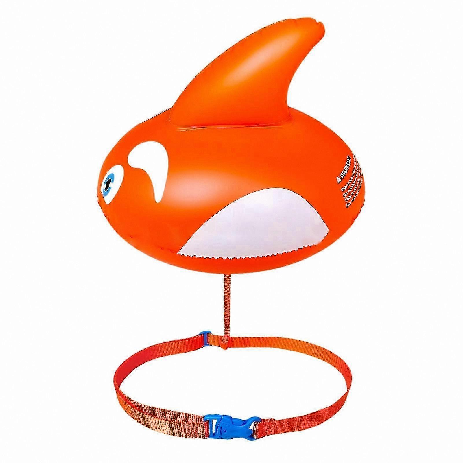 High Visibility Orange Swim Buoy for Open Water Safety Training Float