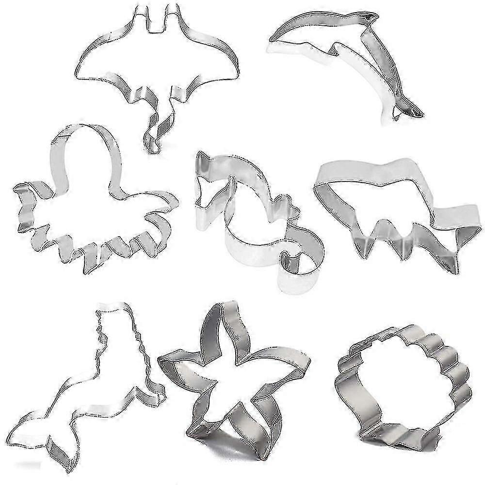 Stainless Steel Cookie Cutter Marine Animal Suit Cookie Cutters Mol...