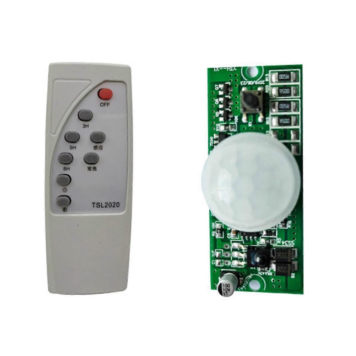 Solar Lamp Controller Circuit Board PIR with Remote Control 3.2V 3.7V