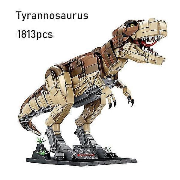 Jurassic Dinosaur Figures Bricks Tyrannosaurus Rex Building Blocks Mosasaurus Moc Toys