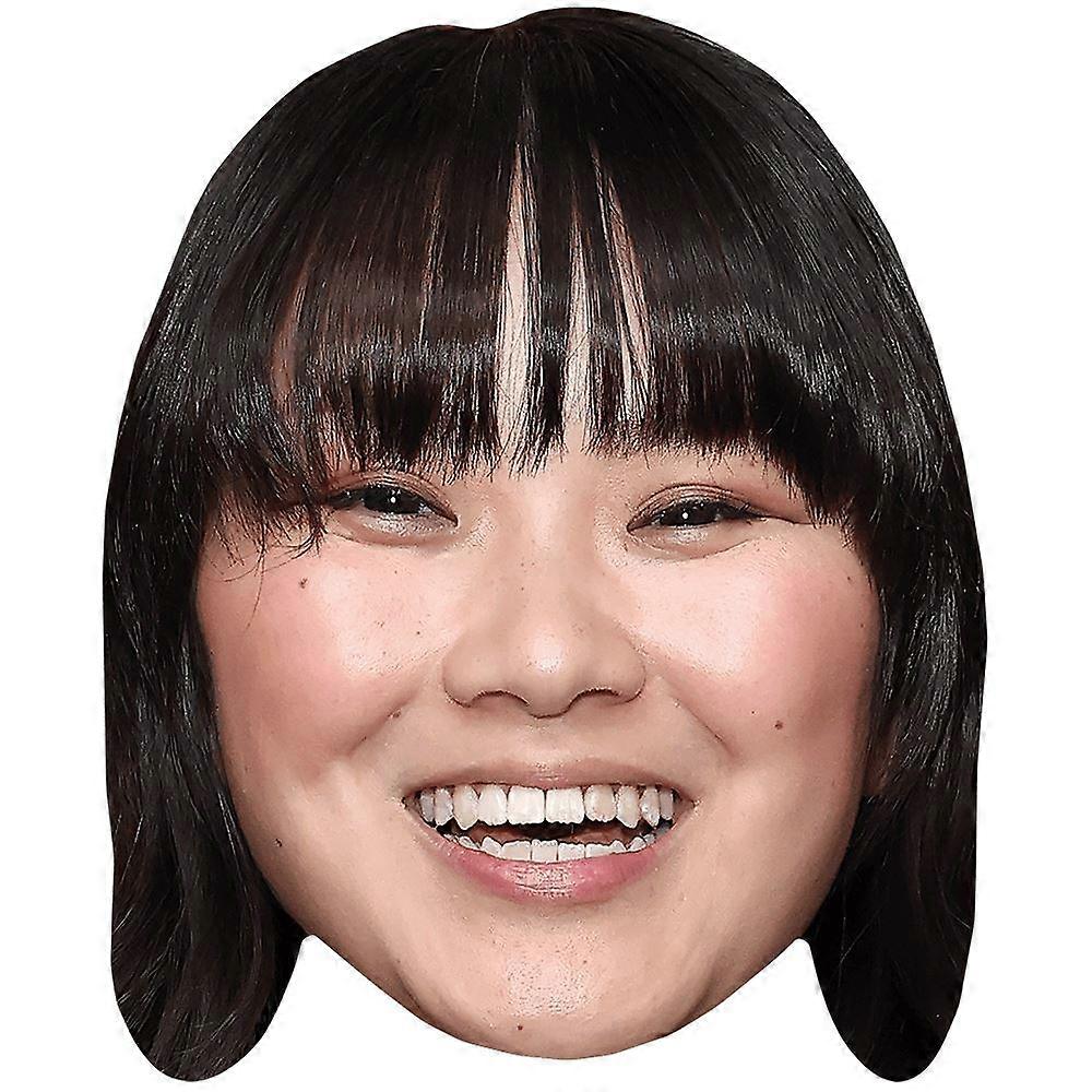 Thaddea Graham (Smile) Celebrity Mask, Flat Card Face