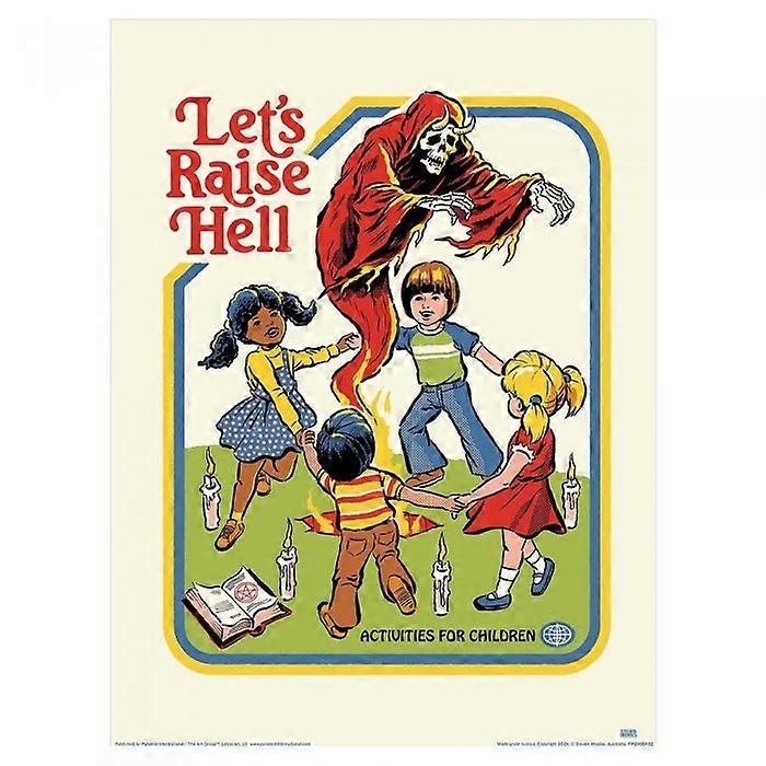 Steven Rhodes Lets Raise Hell Print