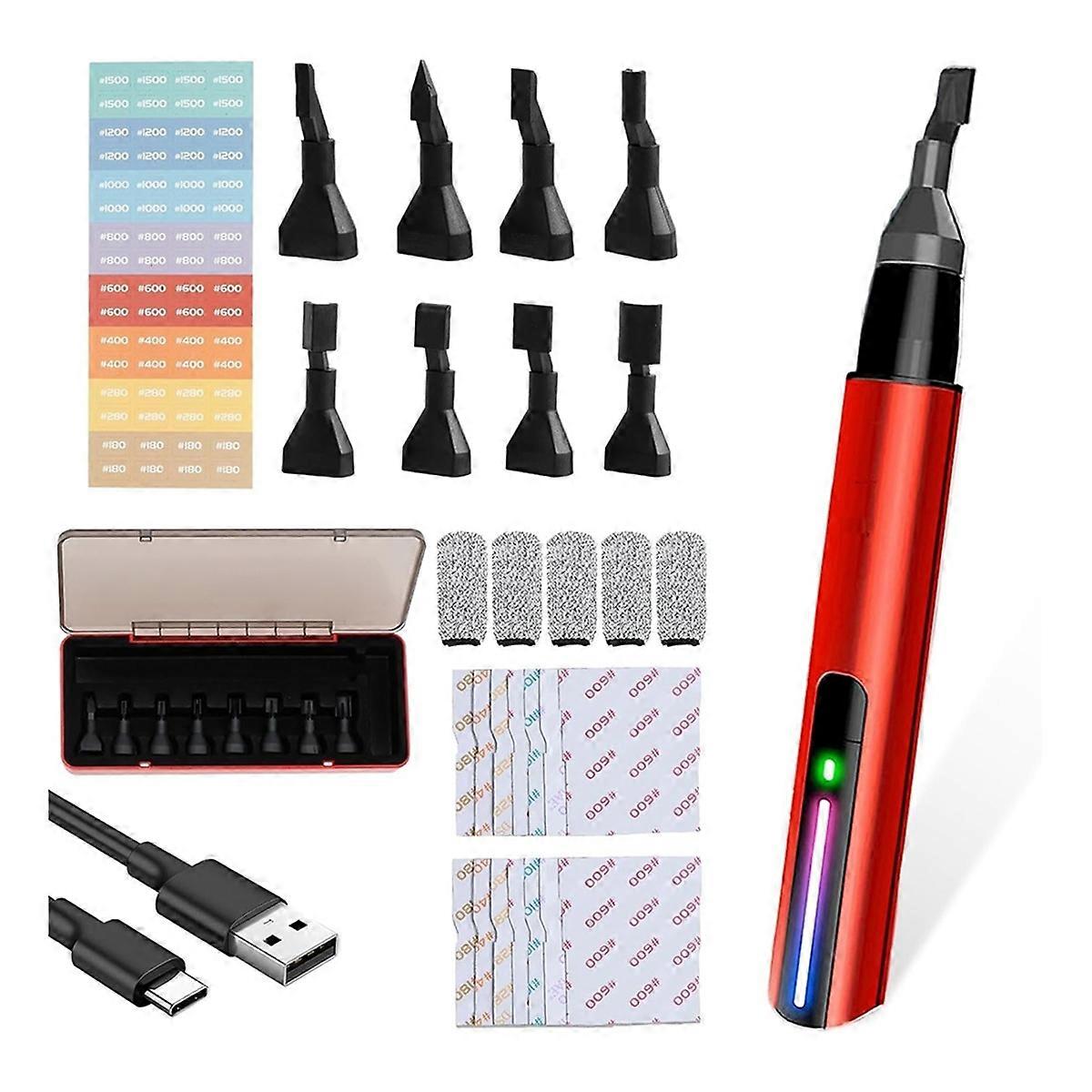 Reciprocating Sander, Mini Detail Sander Tool, USB Quick Charging Electric Sanding Pen for Grinding Polishing Crafts