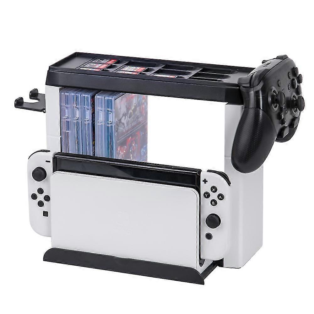 Switch Console Stand Storage Bracket Game Cd Disc Controller Holder Tower For Ns
