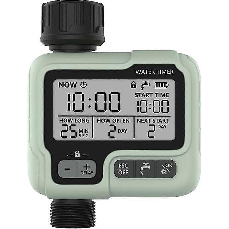 Digital Water Timer, Programmable Water Timer with Rain Delay, Garden Hose Timers for Wate