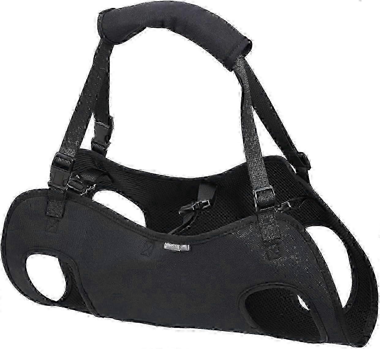 Adjustable Pet Lift Harness For Supporting Disabled And Senior Dogs With Weak Legs, Featuring Handles And Safety Buckle For Easy Mobility