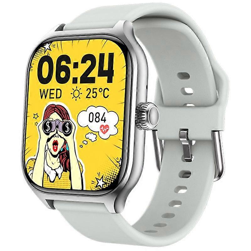 Smartwatch with Heart Rate, Blood Oxygen, Health Monitoring, Sports Tracking, Bluetooth Calling, Digital Watch, Sleep and Blood Pressure Monitoring(Si