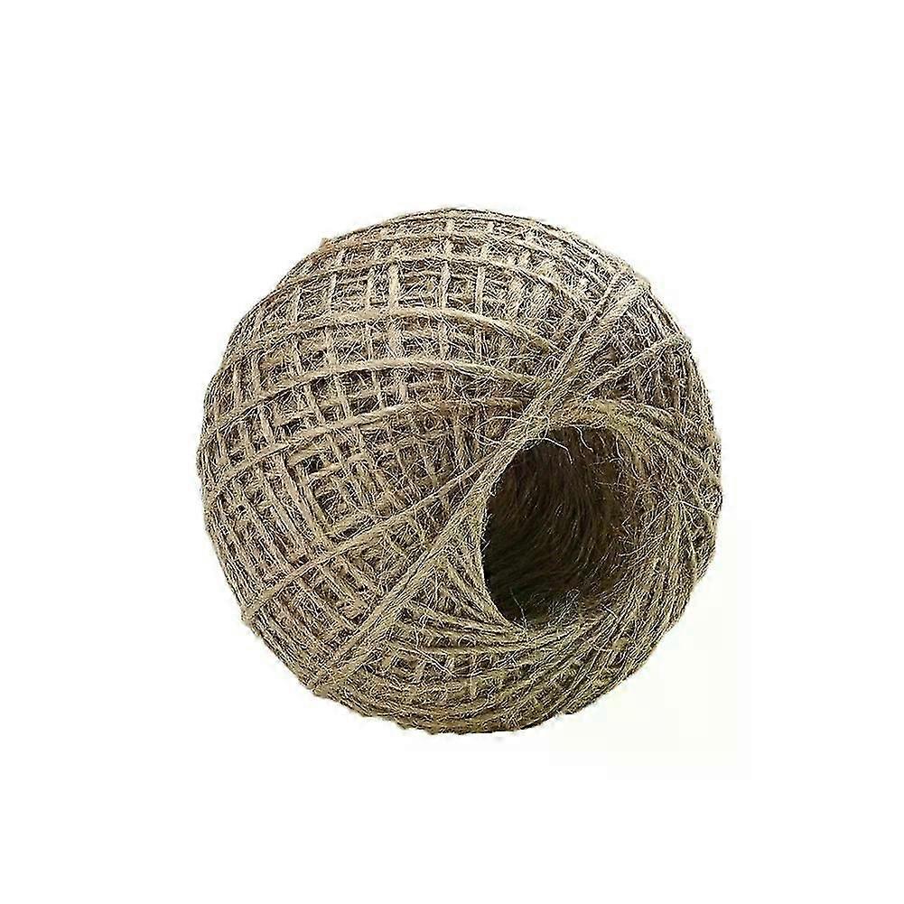 100m Long Jute Rope Natural Linen Twine Rustic String Cord Rope DIY String Crafts Decoration Cuerda Yute Corde Chanvre Hot