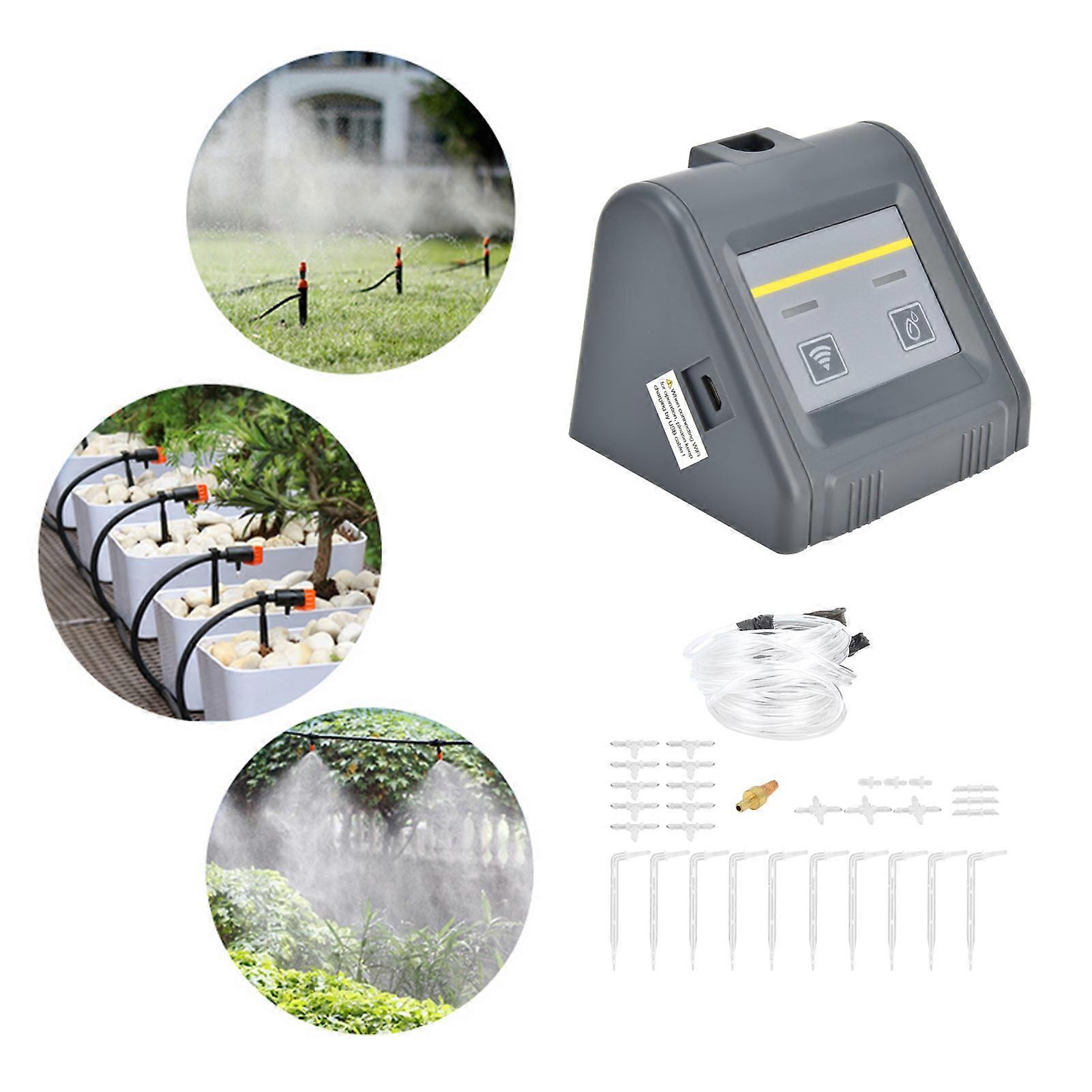Smart Drip Irrigation Timer Wifi Garden Watering 8x7.5x6.5cm