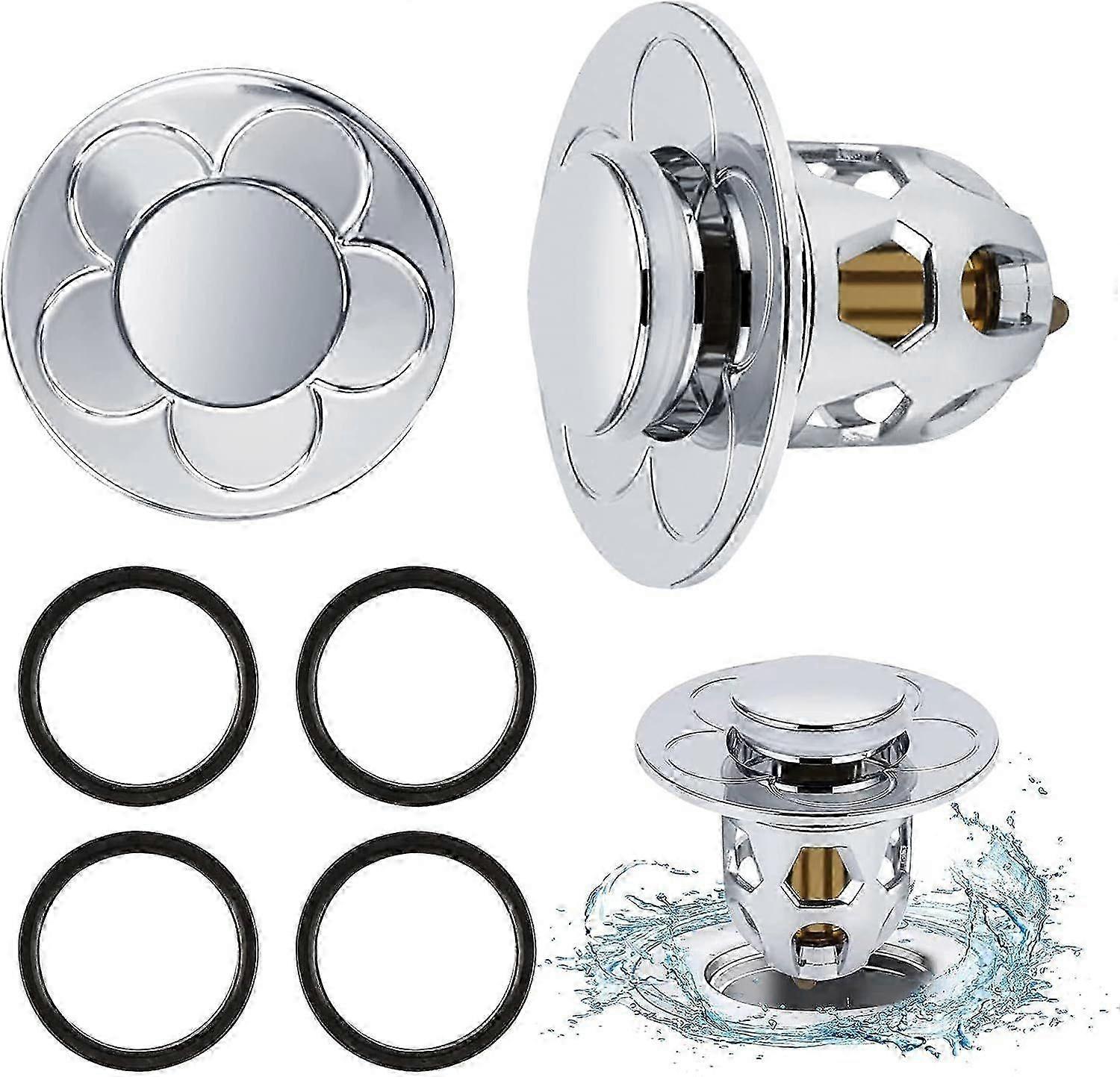 pieces drain plug sink, rebound core push-type sink plug