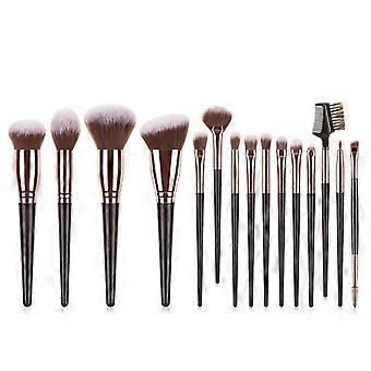 15Stücke Make-up Bürsten Set Kosmetische Foundation Pulver erröten LidSchatten Lippenmischung| Lidschatten Applikator