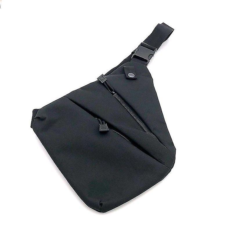 متعددة الوظائف حقيبة الكتف التكتيكية حقيبة مسدس المضادة للسرقة حقيبة الصدر [أسود]
