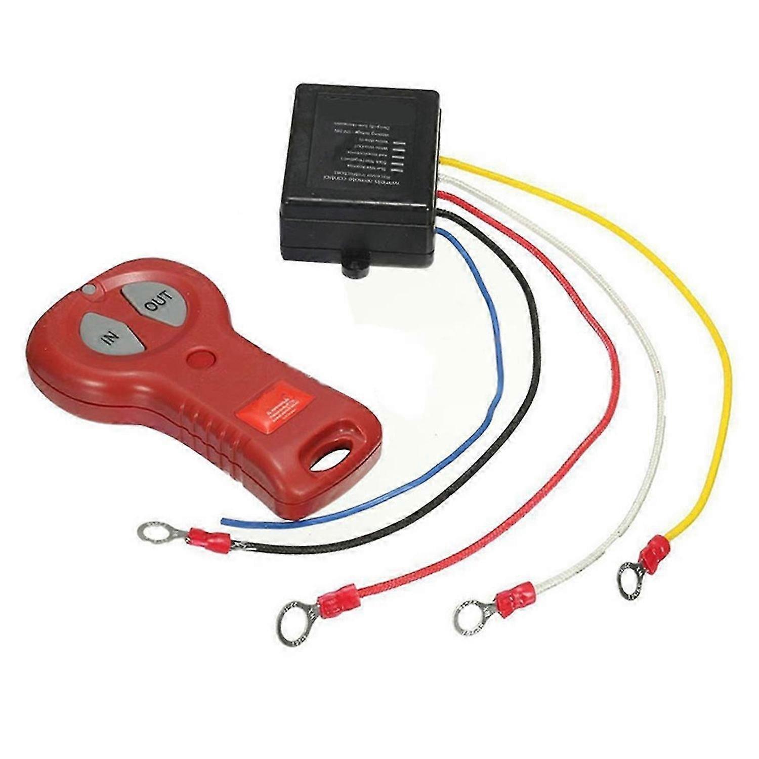 Wireless Winch Remote Control Set 12V 24V Electric Winch Control System Handset Switch Controller for Off-Road ATV