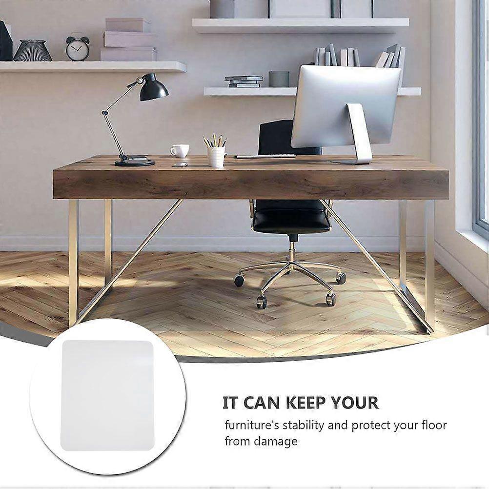 1Pc PVC Non-slip Mat Transparent Chair Mat Carpet Cushion Floor Protector