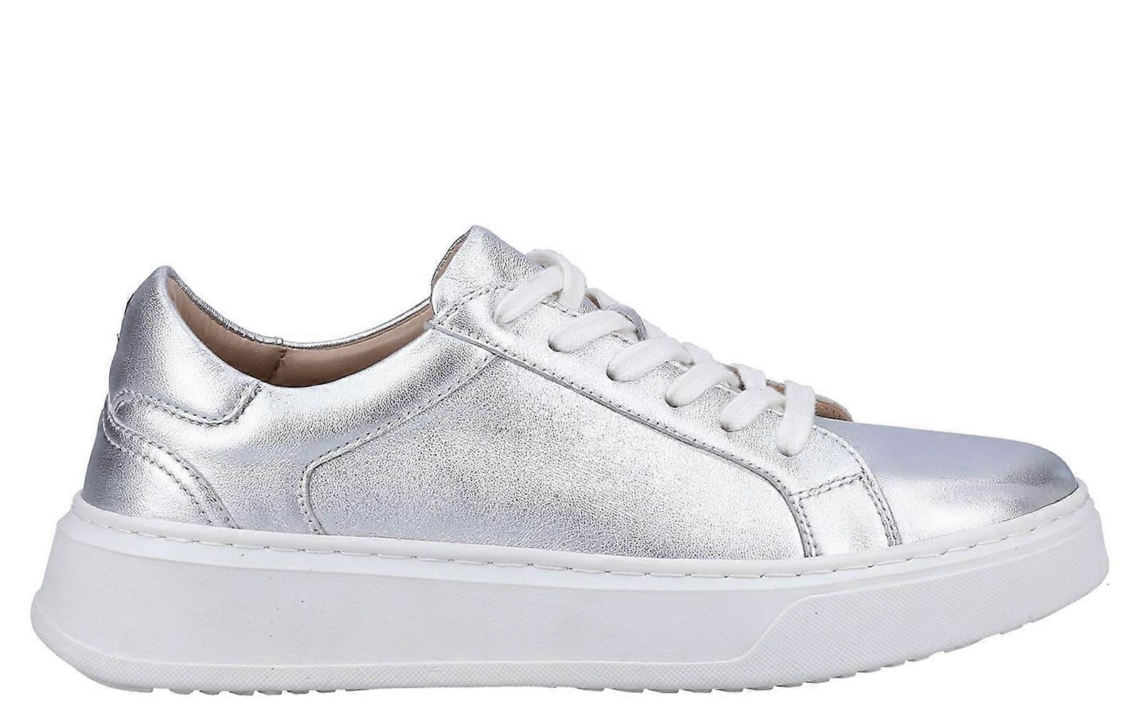 Hush Puppies Camille Cupsole Trainers Silver