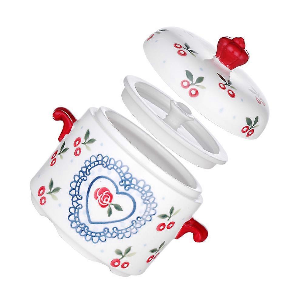Small Soup Pot for Stewing Soup Ceramic Stew Pot 1Pcs Kitchen Supply
