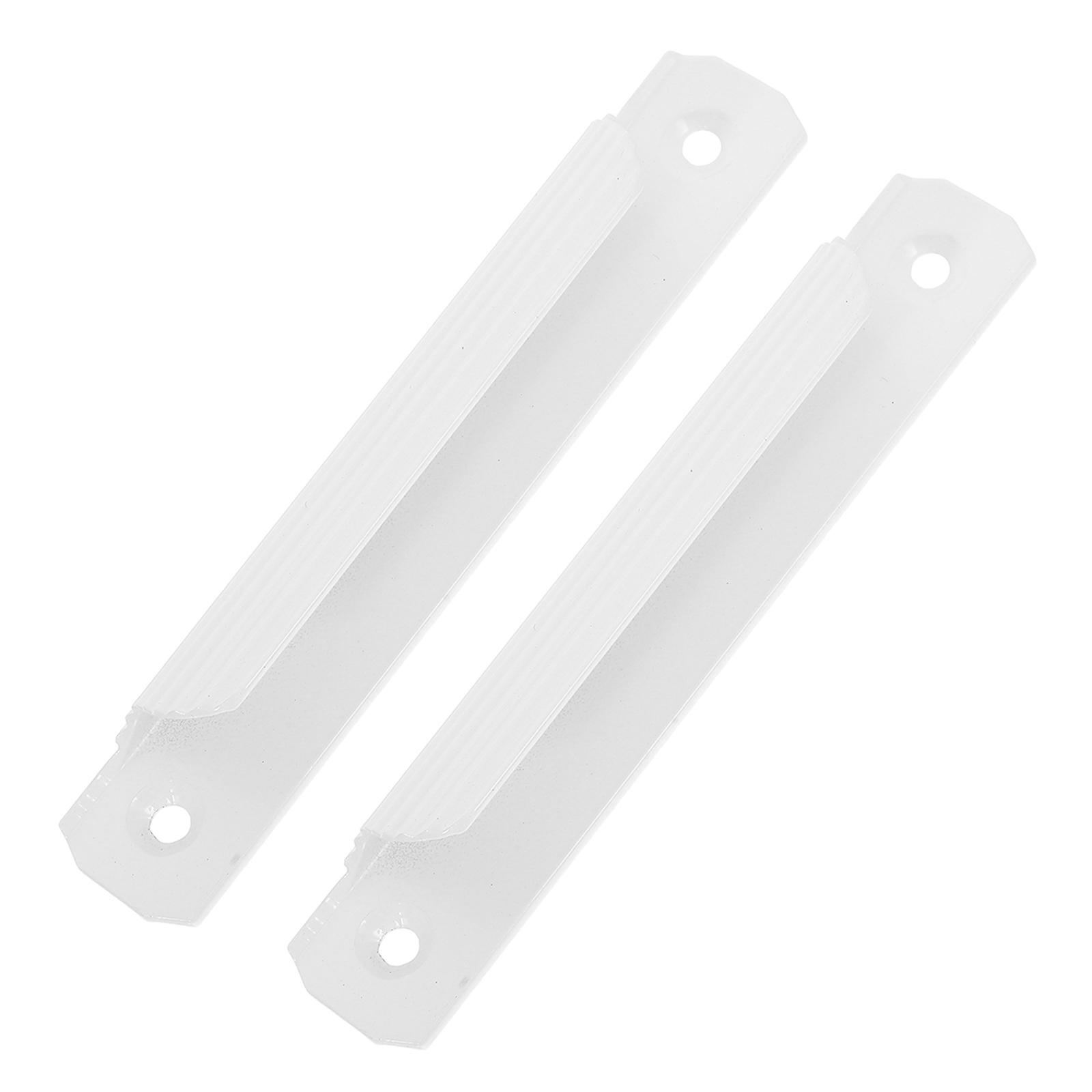 Sliding Door Pull Handle Aluminum Alloy Metal for Home 2Pcs Sturdy White Handles