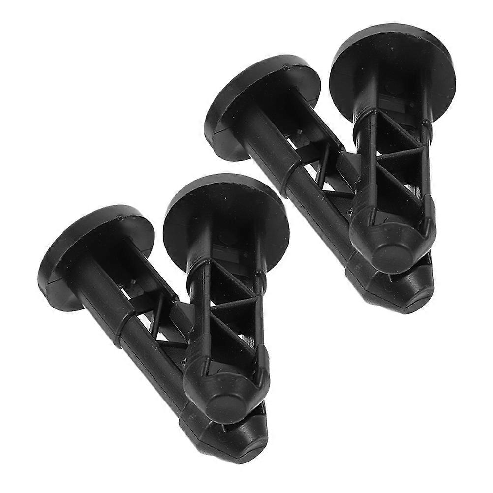 Trash Can Lid Lock Plastic Hinges for Outdoor Garbage Bins 16Pcs