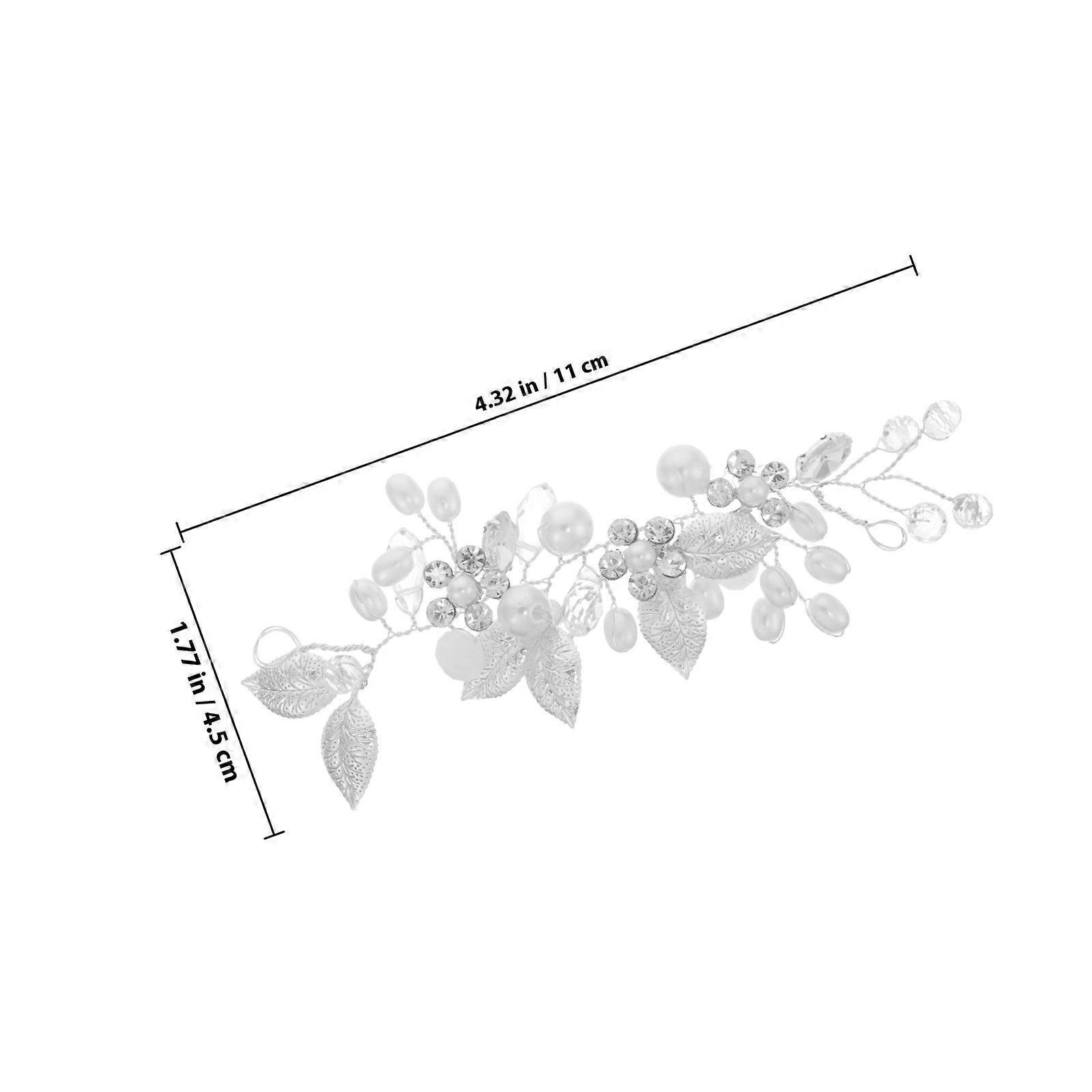 Waterproof Crystal Bridal Headband for Women Wedding Hair Jewelry