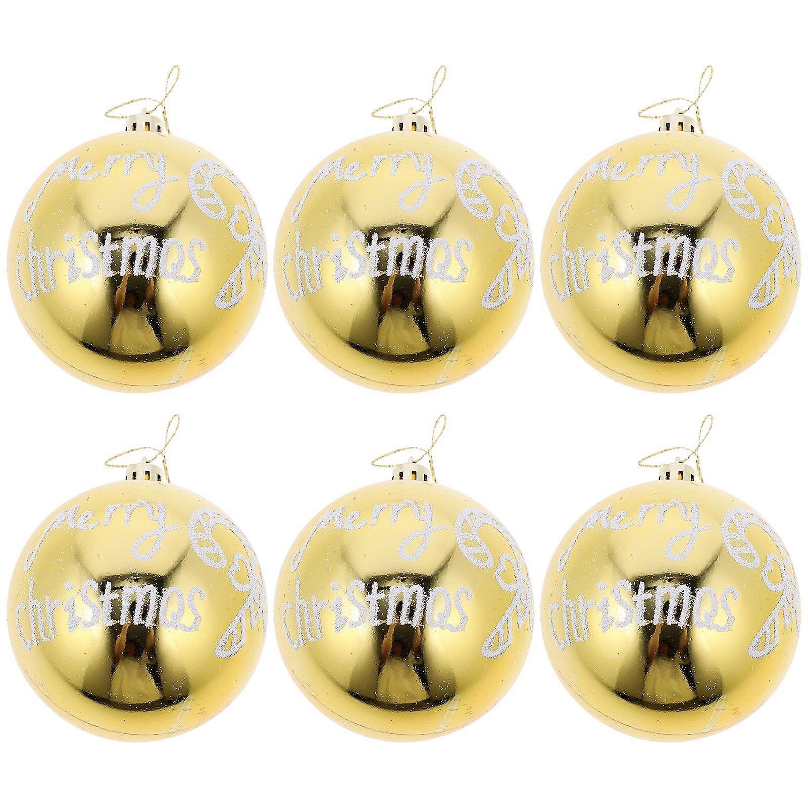Xmas Tree Pendant Plastic Hanging Decorations for Christmas 12Pcs