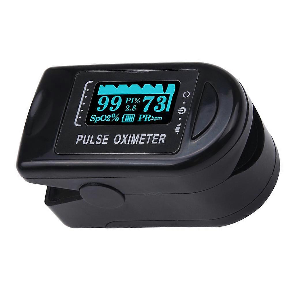 Mini Blood Oxygen Gauge for Measuring Black