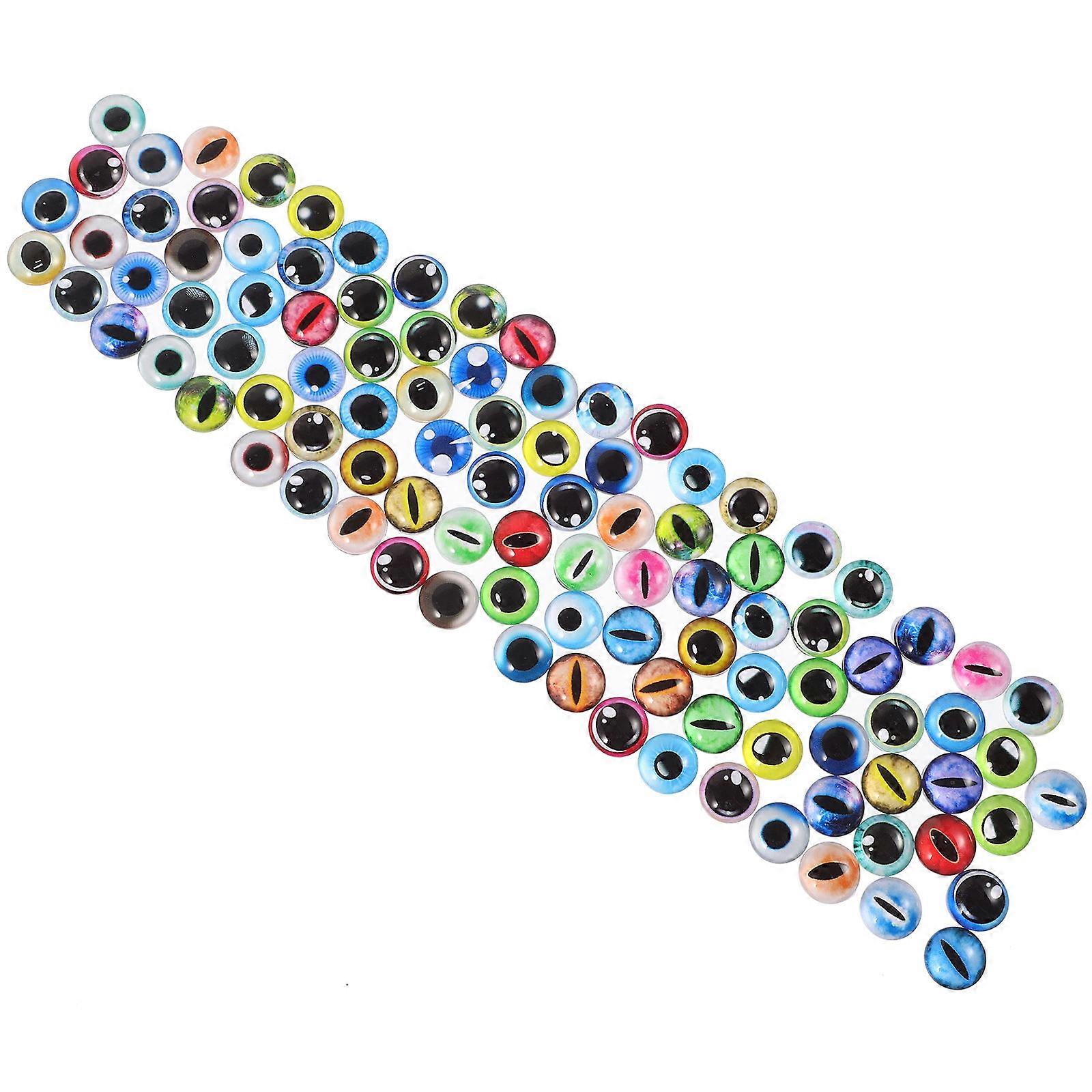 Doll Eyes Artificial Doll Eyes for Decoration 400Pcs Assorted Color Crystal
