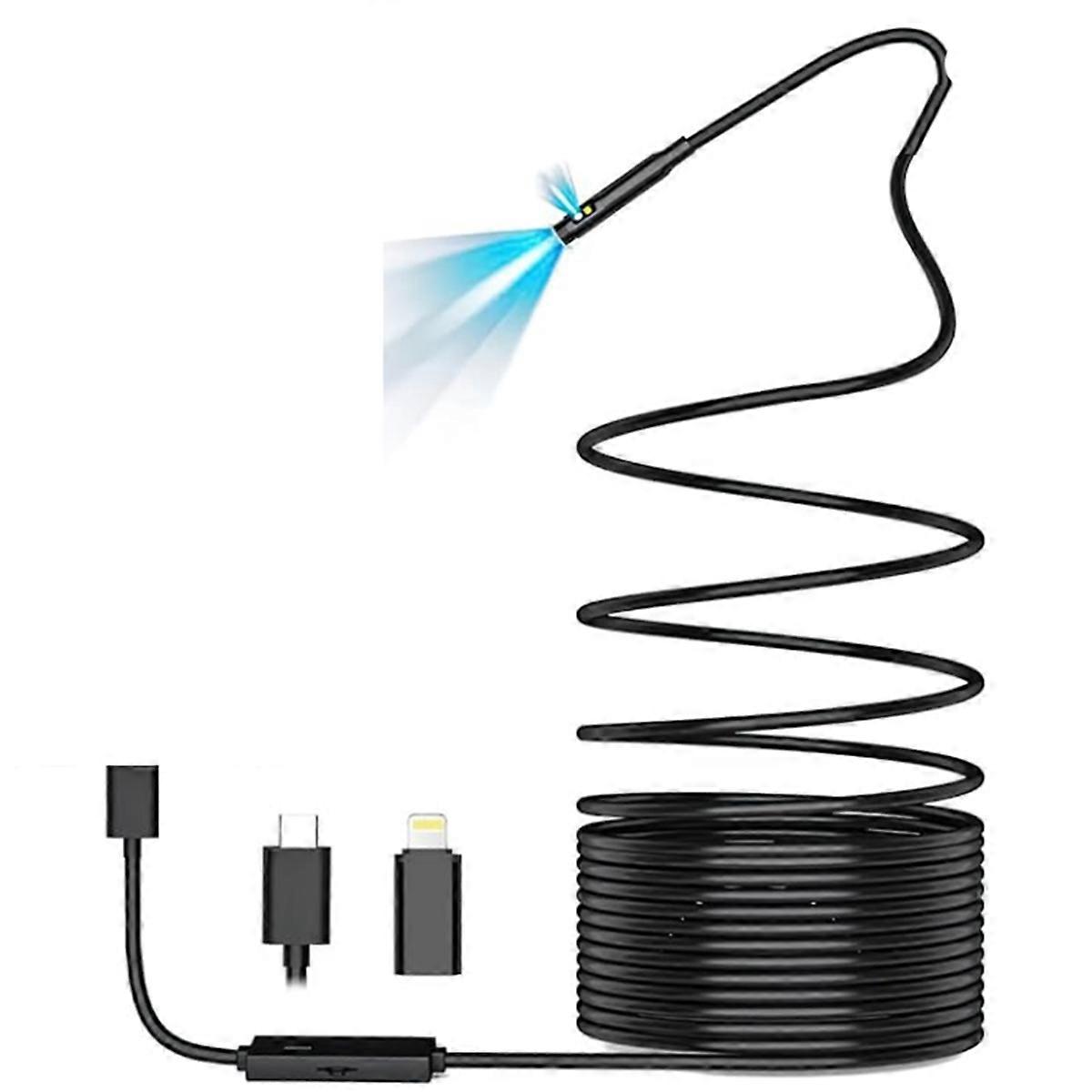 Endoscope Inspection Camera,8 LED Lights