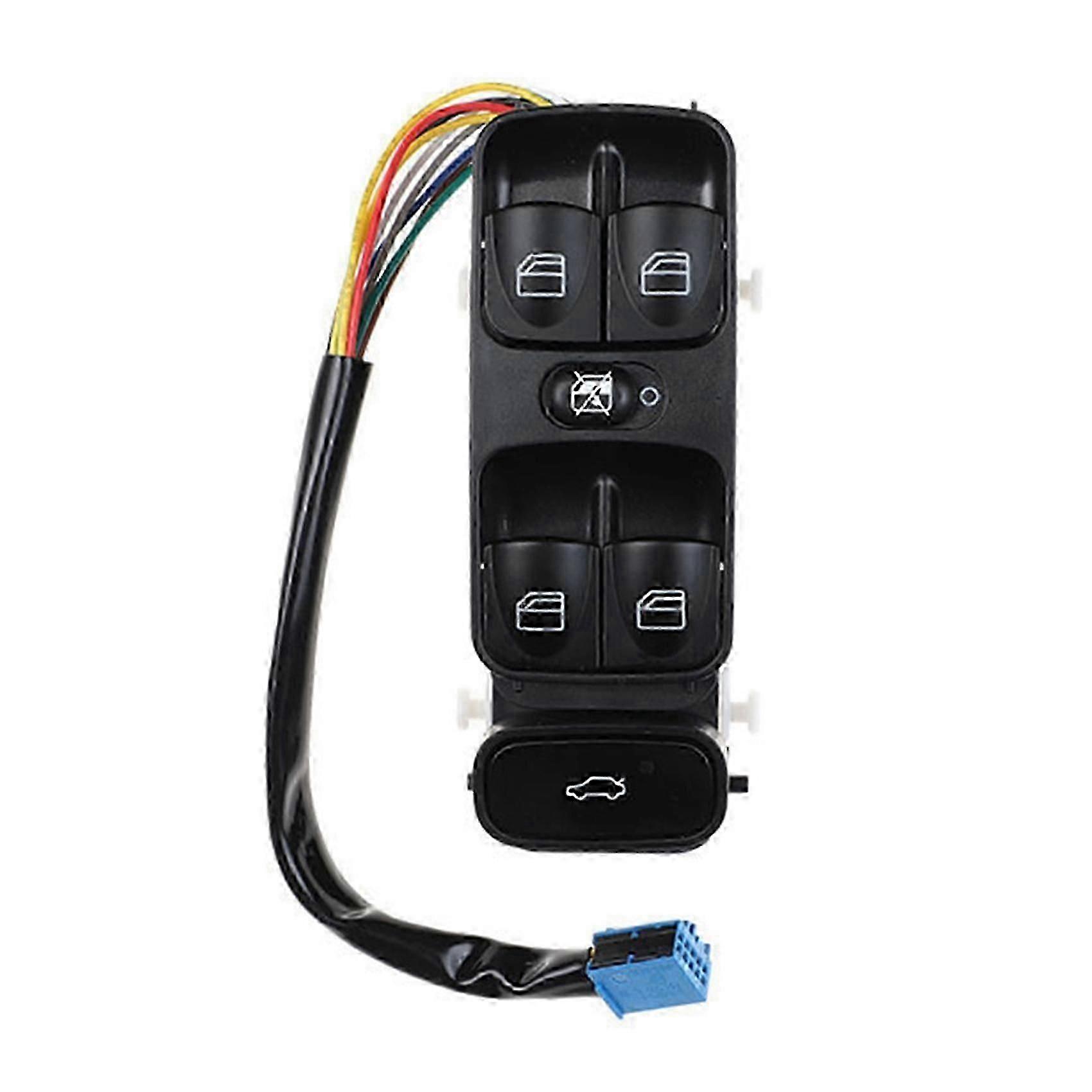 Left Driver Side Window Power Control Switch for Mercedes C-Class W203, C180, C200 Models