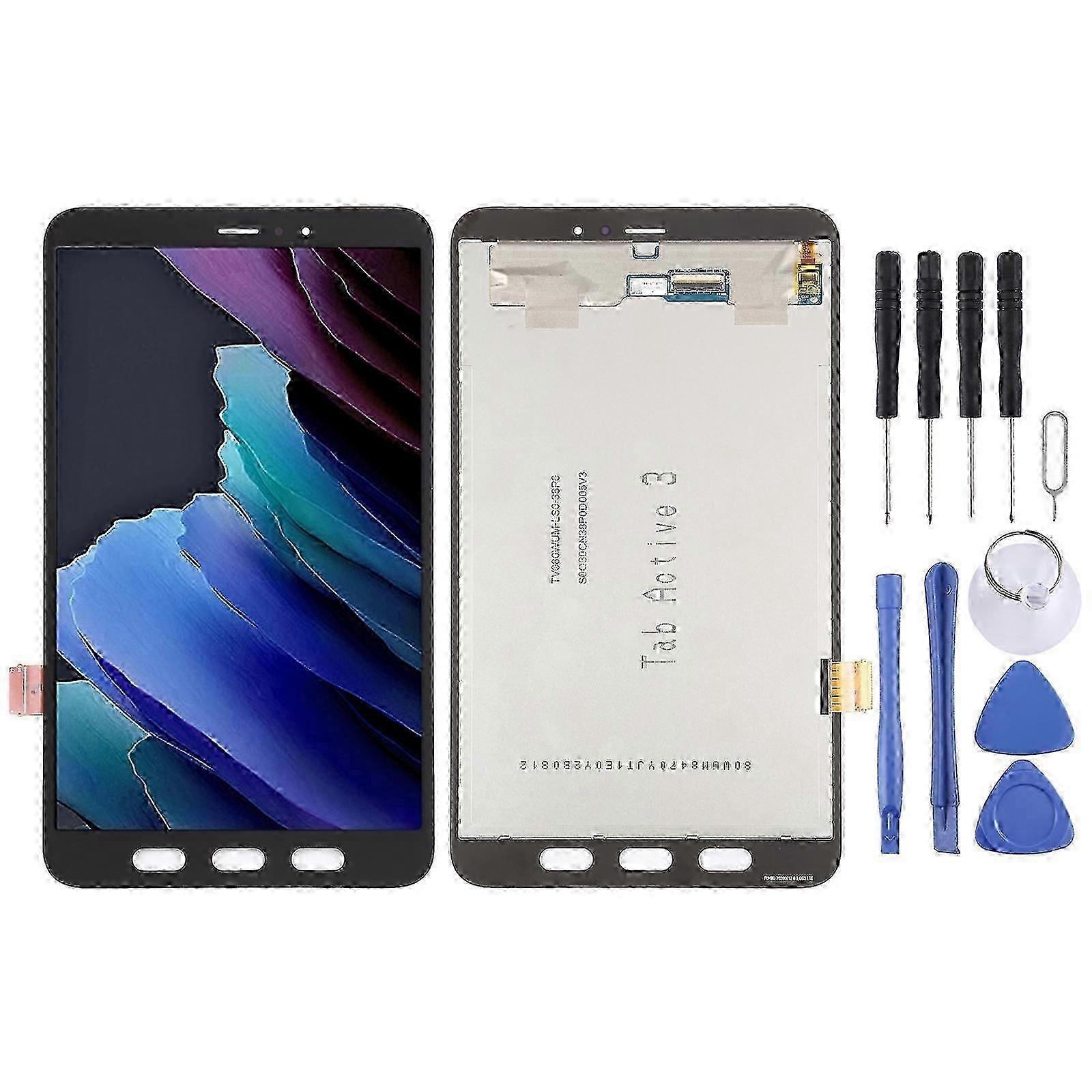 Original LCD Screen for Samsung Galaxy Tab Active3 SM-T575/577 (LTE Version) With Digitizer Full Assembly (Black)Black SZRH A-M
