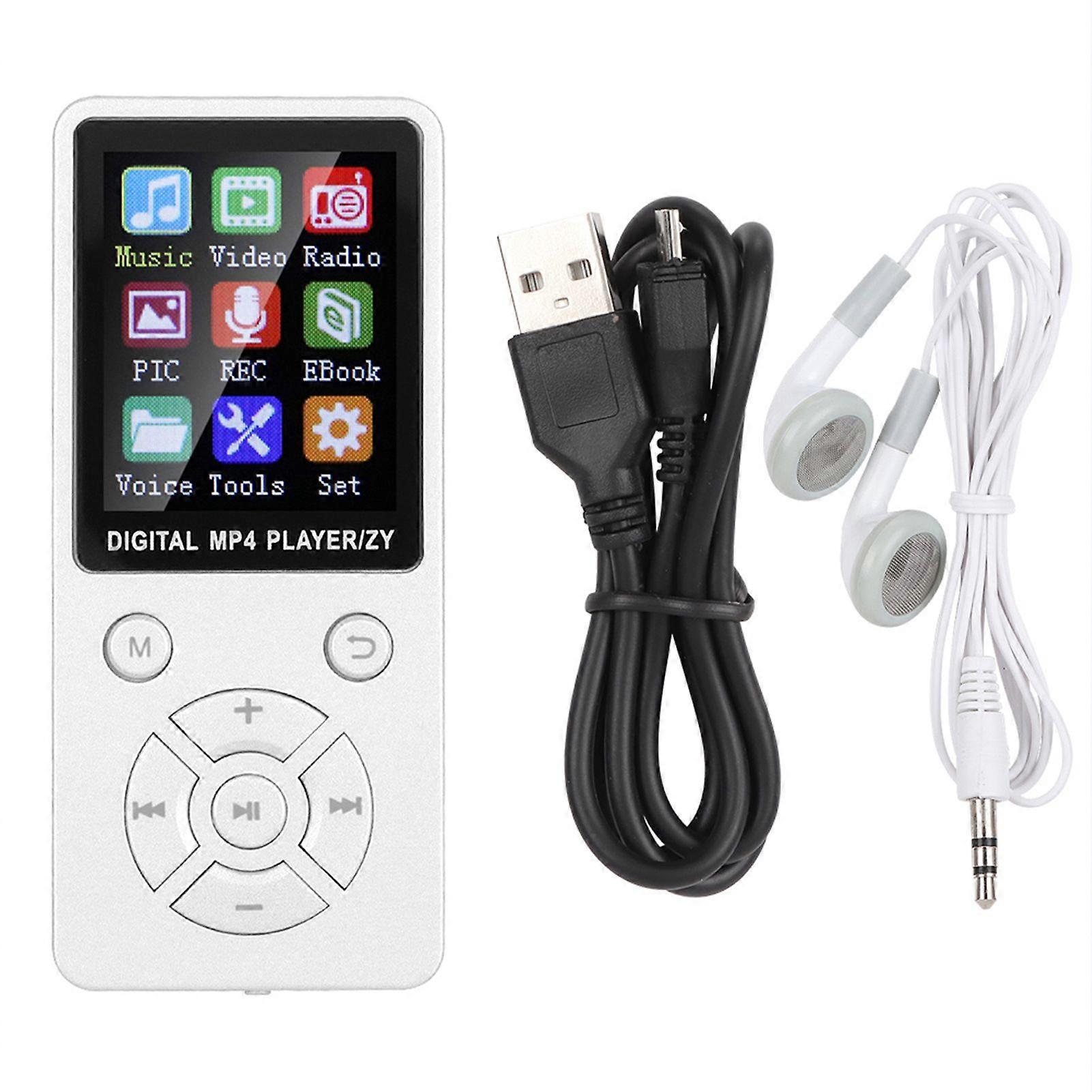T1 Music MP3 Player Bluetooth Support 32G Memory EightDiagram Tactics Buttons White