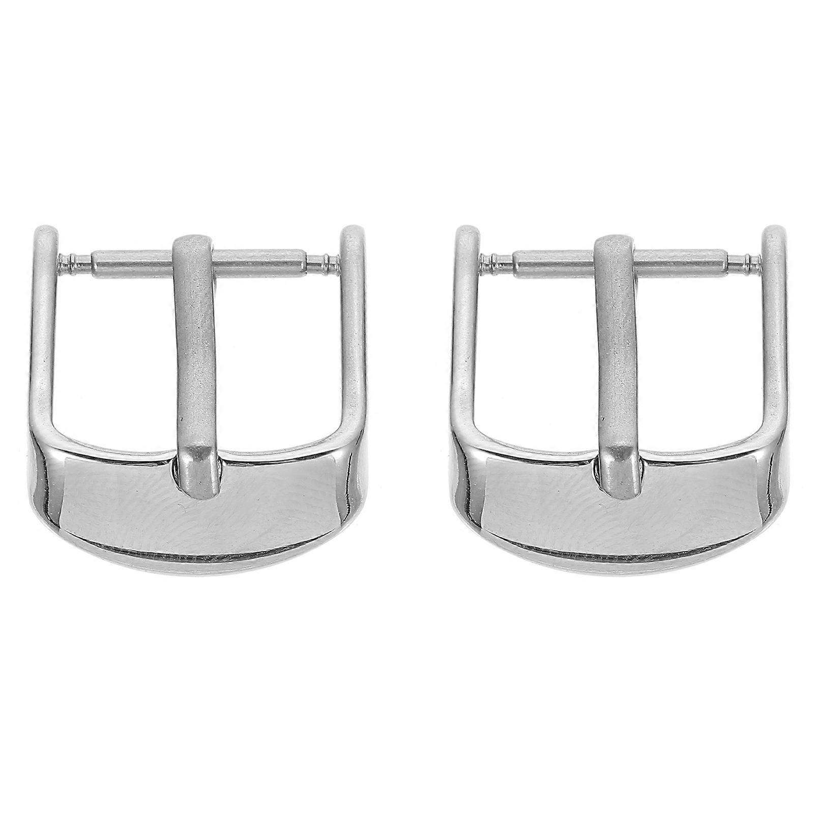 Replacement Watch Buckle Stainless Steel for Watch Strap 4Pcs