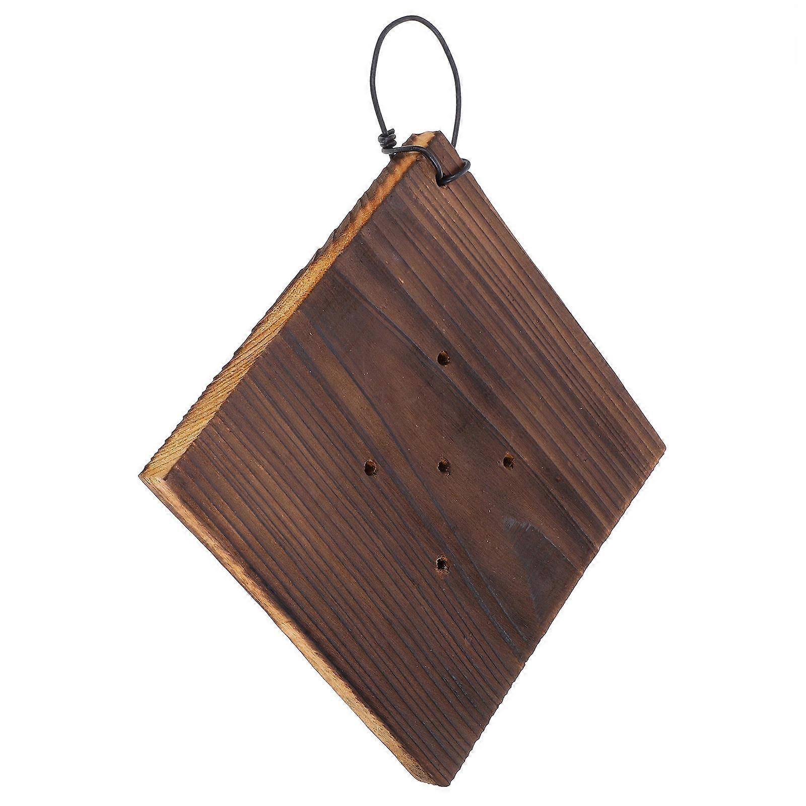 Rustic Hanging Planter Wooden Wall Mounted Planter for Garden Use 4Pcs